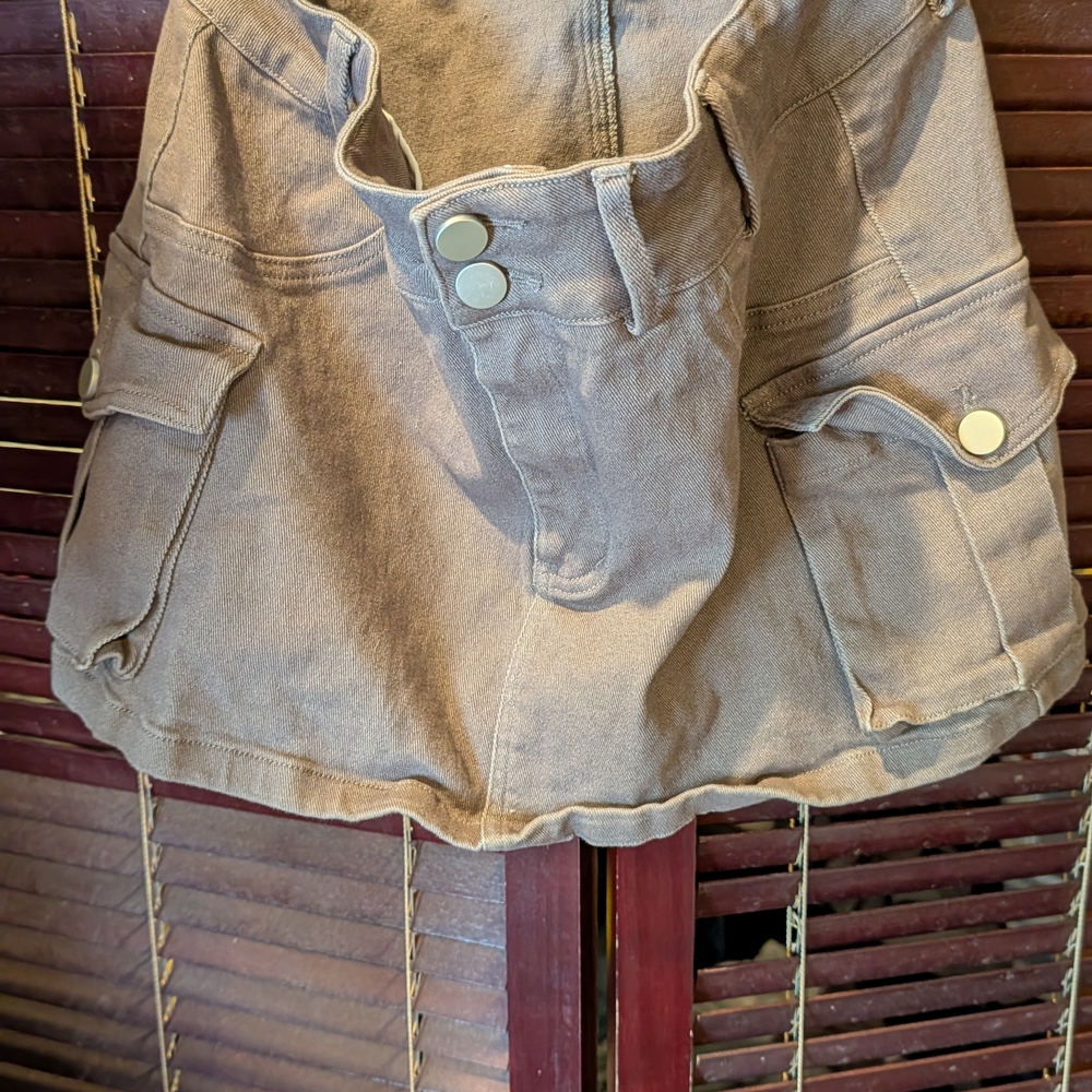 Maurices Tan Mini Skirt